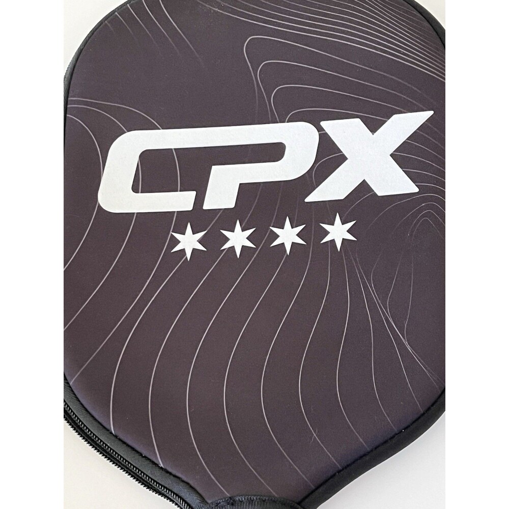 CPX Pro Carbon Fiber Pickleball Paddle 19mm -USAPA Approved- Elite Spin w/ Cover - Picture 2 of 14